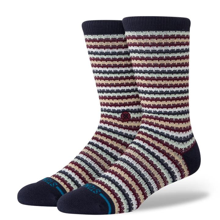 Stance Cotton Crew Medium Cusion Socks - Navy
