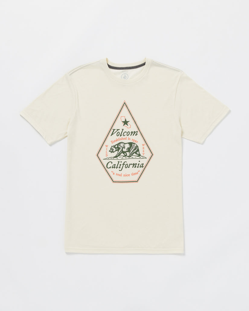 Volcom Calinice Time Short Sleeve Tee - OFF WHITE HEATHER - Sun Diego Boardshop