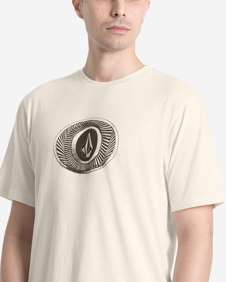 Volcom Buckel Up Short Sleeve Tee - Off White Heather - Sun Diego Boardshop
