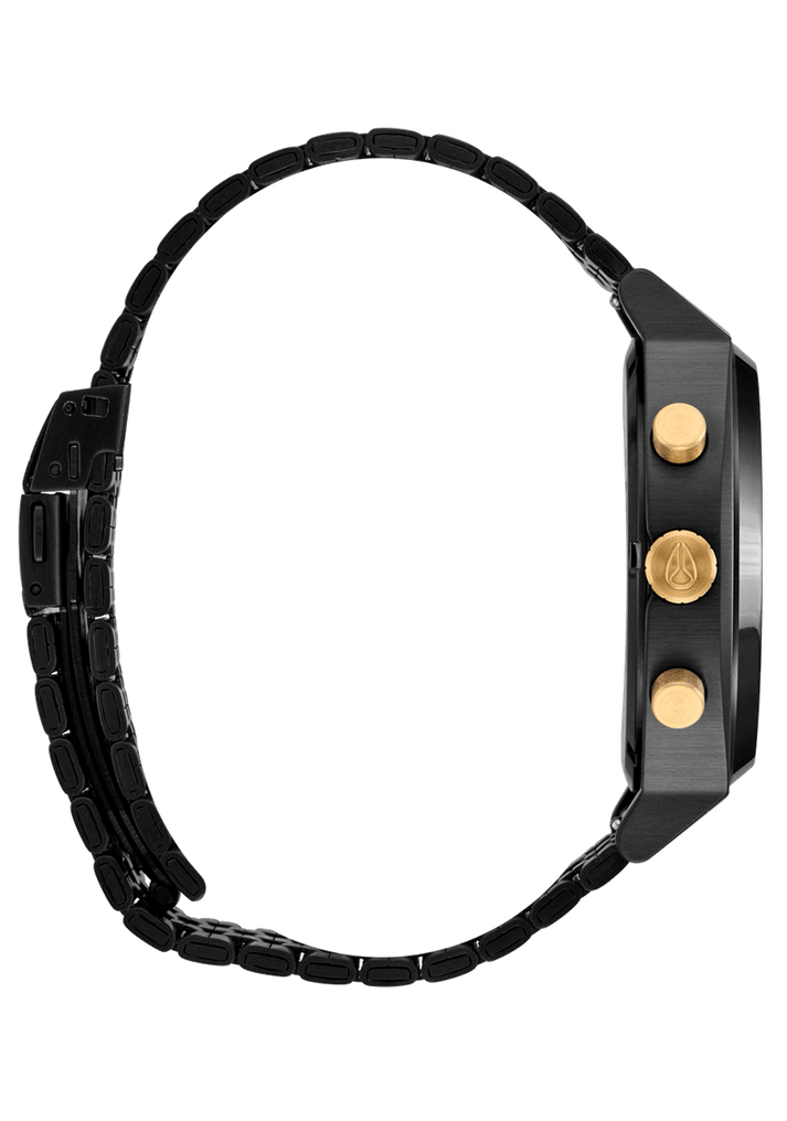 Nixon Time Teller Chrono - BLACK/BLACK/GOLD - Sun Diego Boardshop