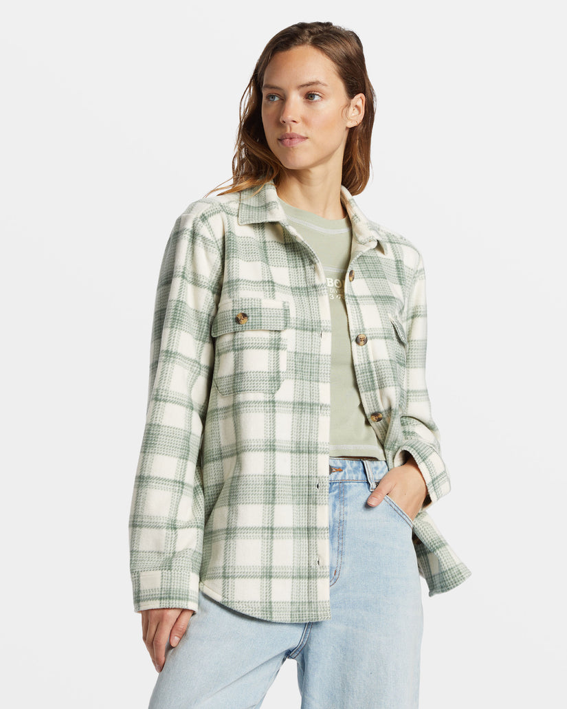 Billabong Forge Fleece Flannel Jacket - TREEHUGGER - Sun Diego Boardshop