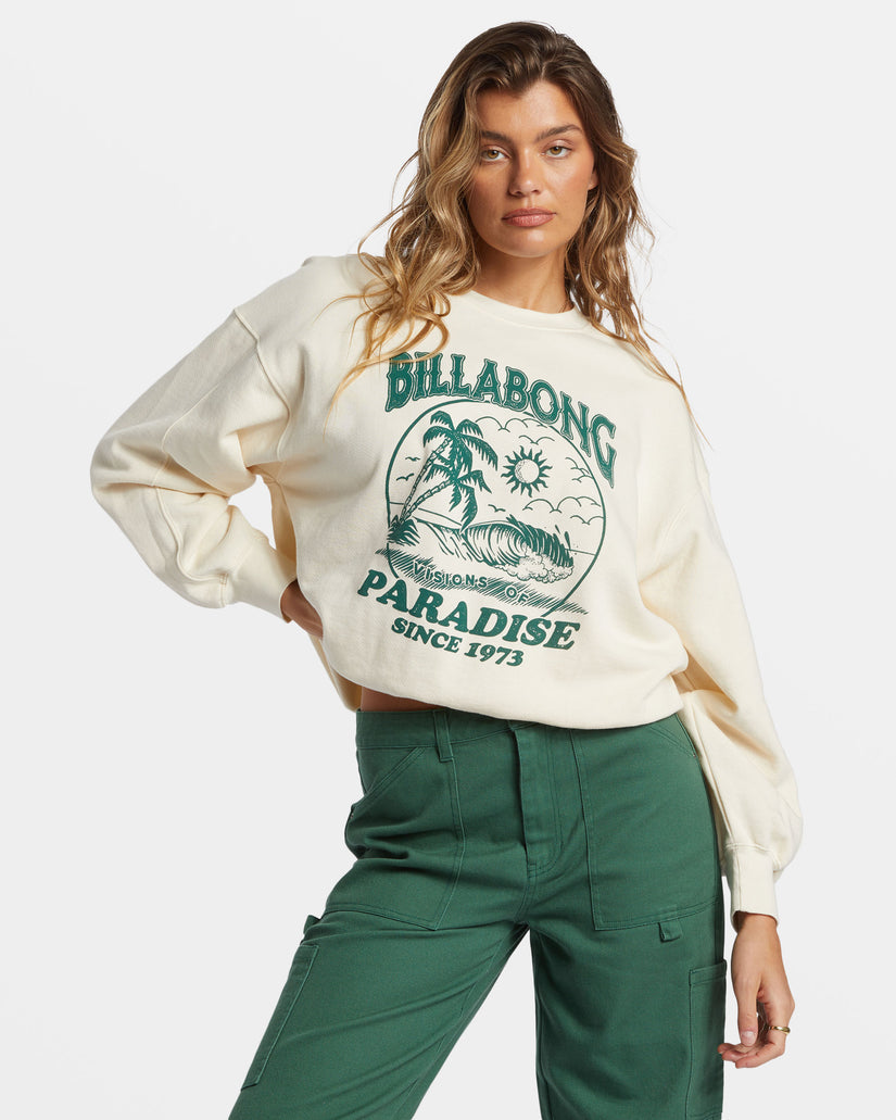 Billabong Fresh Take Pullover Sweatshirt - WHITE CAP - Sun Diego Boardshop