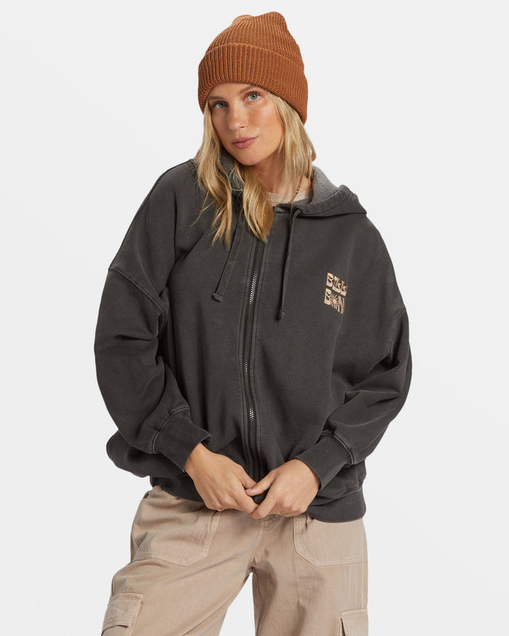 Billabong Riptide Zip Hoodie - BLACK SANDS - Sun Diego Boardshop