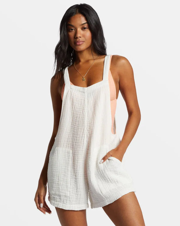 Billabong Beach Crush Romper - SALT CRYSTAL - Sun Diego Boardshop