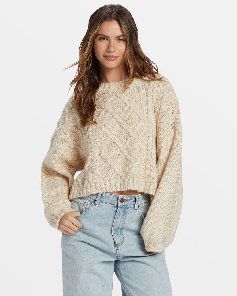 Billabong Modern Love Pullover Sweater - DOVE - Sun Diego Boardshop