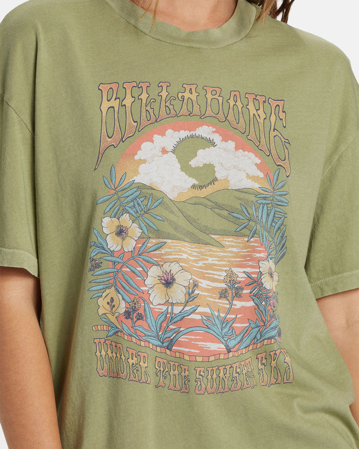 Billabong Trippy Paradise T-Shirt - AVOCADO - Sun Diego Boardshop