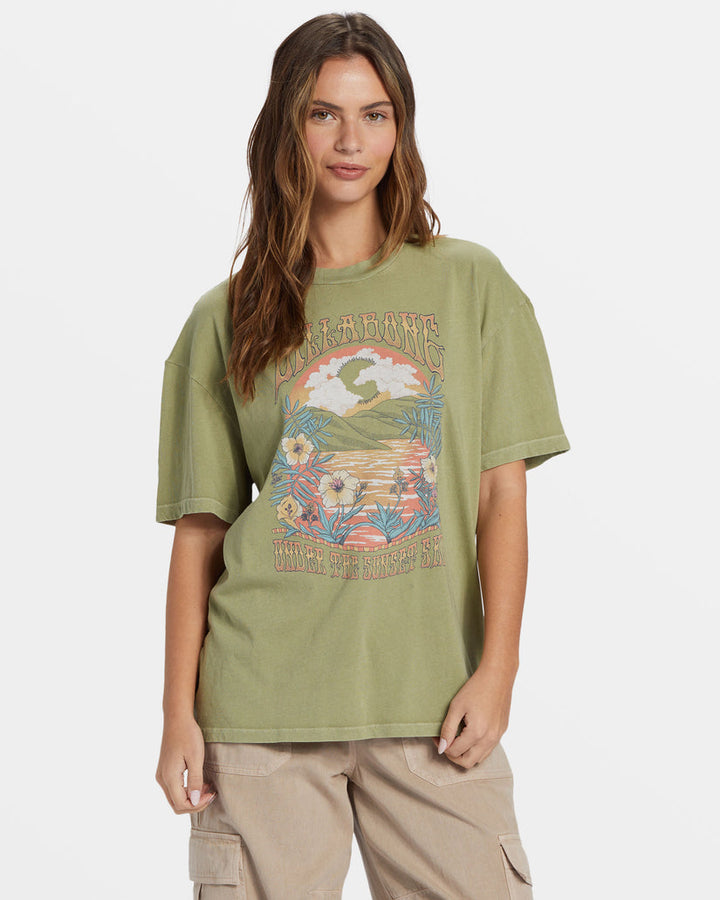 Billabong Trippy Paradise T-Shirt - AVOCADO - Sun Diego Boardshop