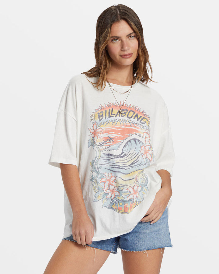 Billabong Kissed By The Sun T-Shirt - SALT CRYSTAL - Sun Diego Boardshop