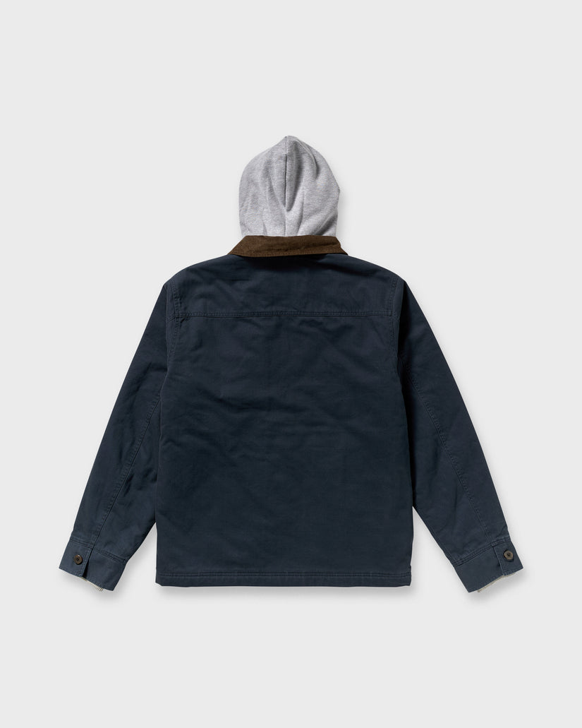 Billabong Barlow Hooded Jacket - Navy