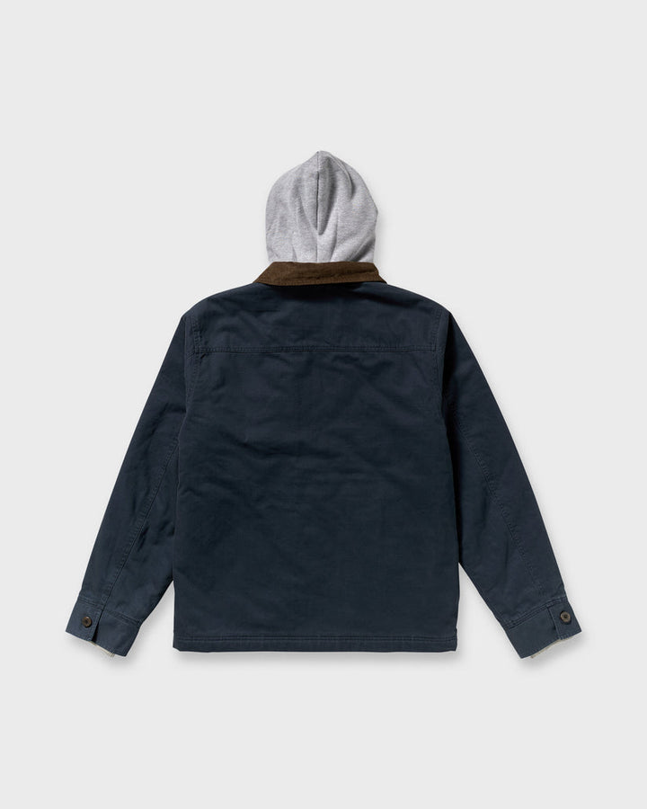 Billabong Barlow Hooded Jacket - Navy