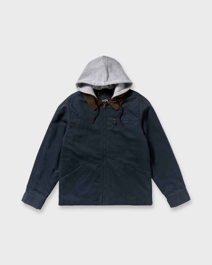 Billabong Barlow Hooded Jacket - Navy