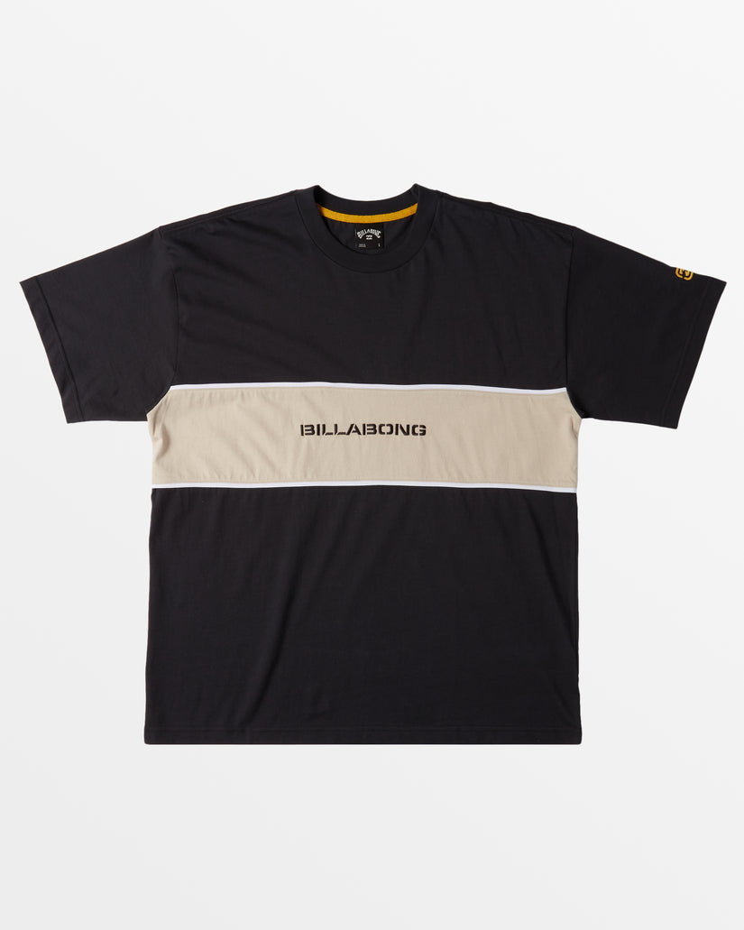 Billabong Panel T-Shirt - WASHED BLACK - Sun Diego Boardshop