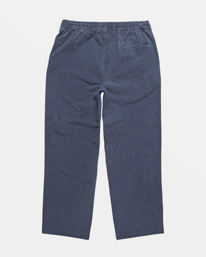 Billabong Larry Elastic Waist Corduroy Pants - SLATE BLUE - Sun Diego Boardshop