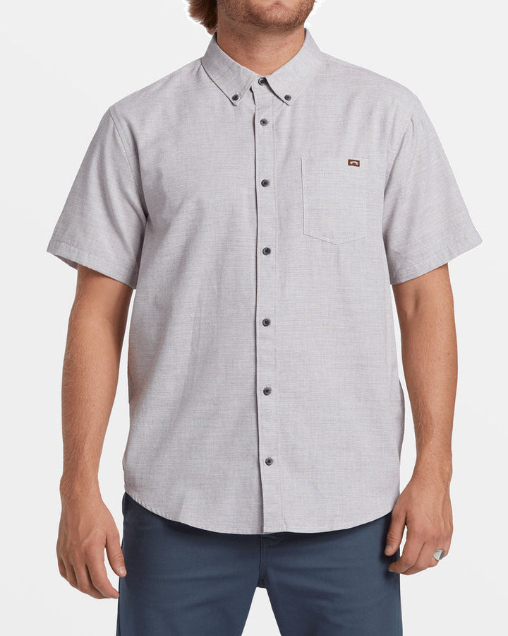 Billabong All Day Short Sleeve Shirt - PORT HEATHER - Sun Diego Boardshop