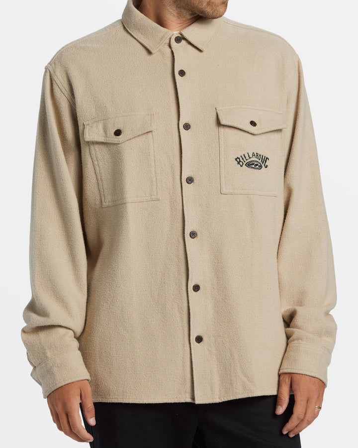 Billabong Bong Days Long Sleeve Cord Shirt - SAND - Sun Diego Boardshop