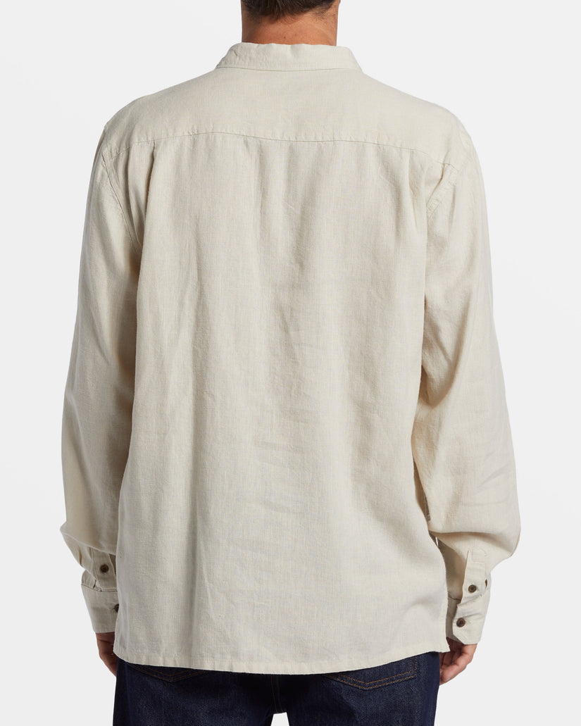 Billabong Ricardo Long Sleeve Shirt - STONE - Sun Diego Boardshop