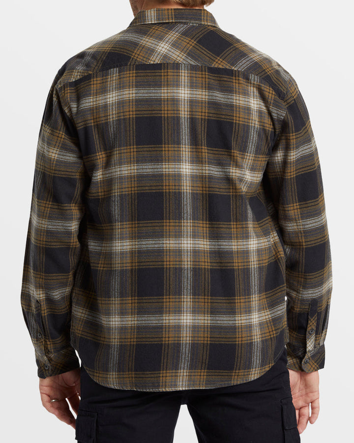 Billabong Coastline Long Sleeve Flannel Shirt - MILITARY - Sun Diego Boardshop