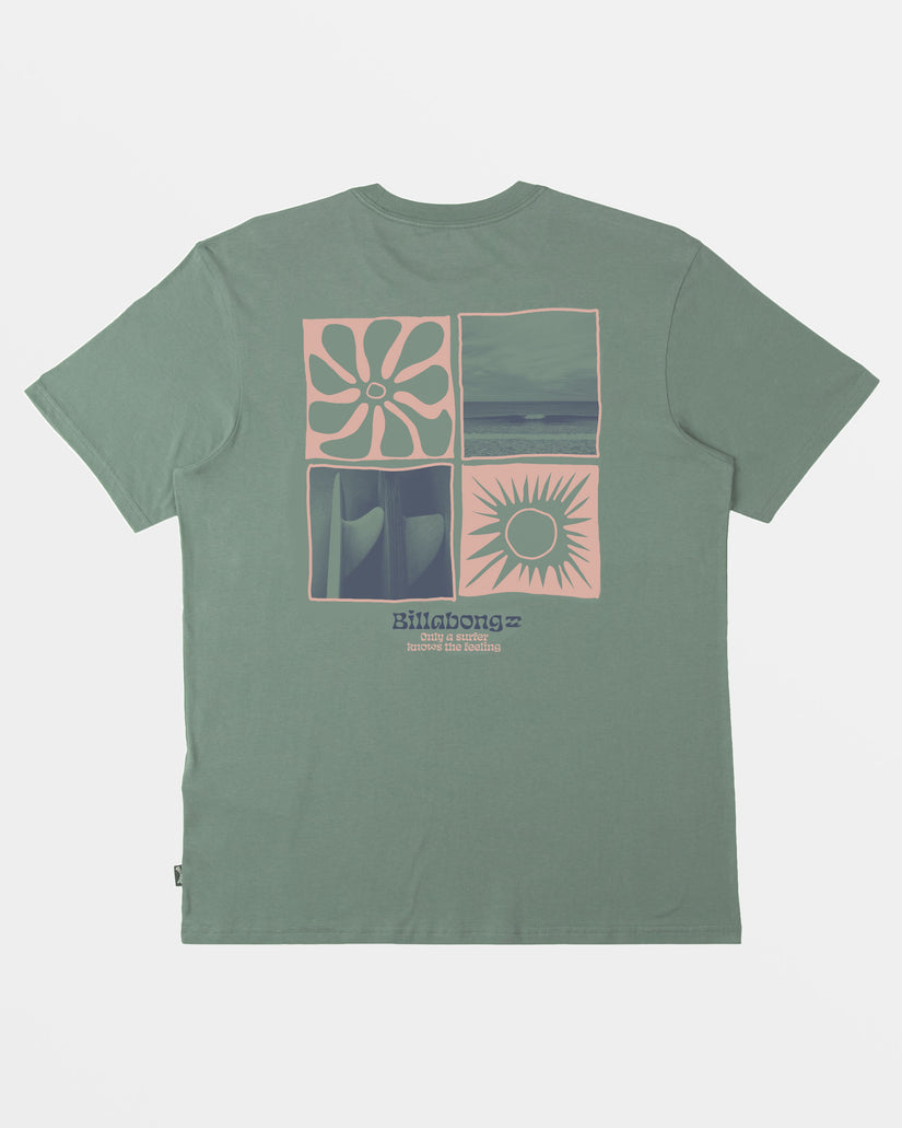 Billabong Twin Fins T-Shirt - SAGE - Sun Diego Boardshop