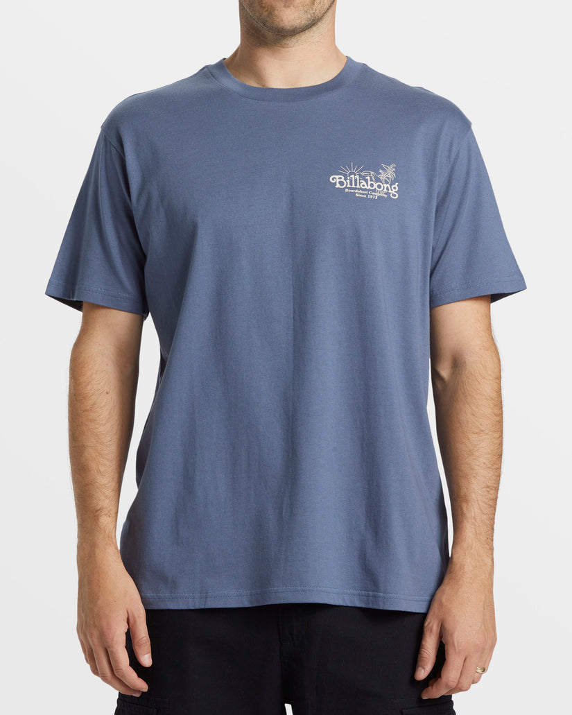 Billabong Lounge T-Shirt - SLATE BLUE - Sun Diego Boardshop