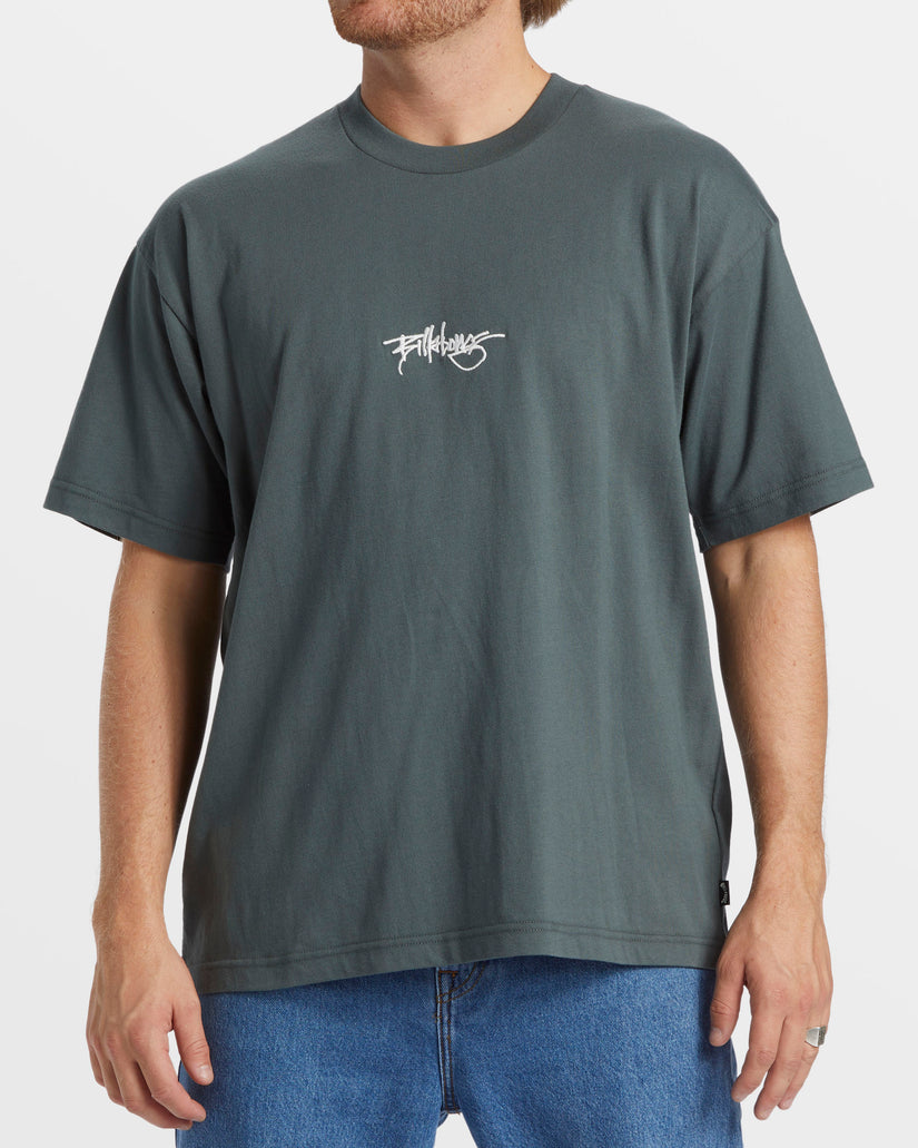 Billabong Identity OG T-Shirt - SLATE GREEN - Sun Diego Boardshop