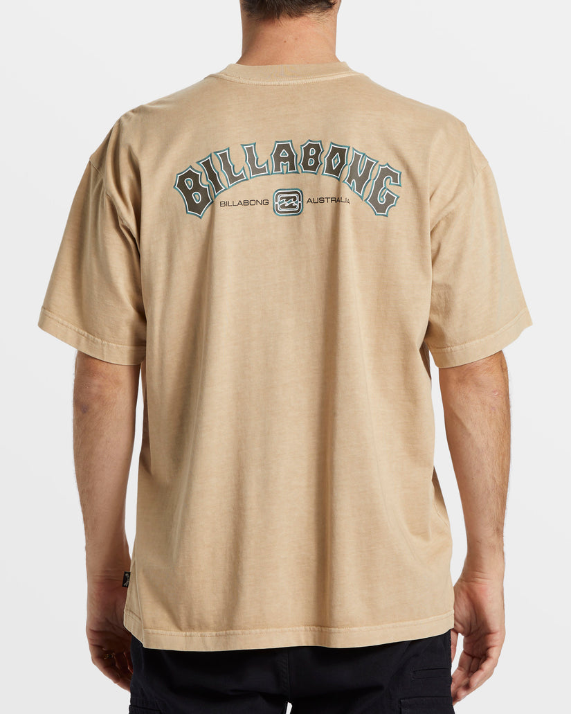 Billabong Arch Wave OG Wave Washed T-Shirt - HAZEL - Sun Diego Boardshop