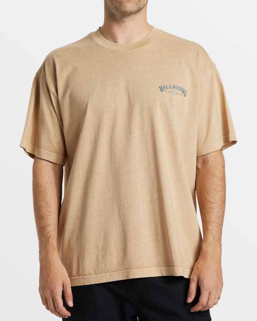 Billabong Arch Wave OG Wave Washed T-Shirt - HAZEL - Sun Diego Boardshop