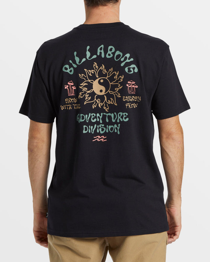 Billabong Flow T-Shirt - BLACK - Sun Diego Boardshop