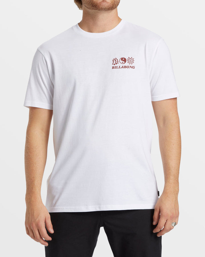 Billabong Balance OG T-Shirt - WHITE - Sun Diego Boardshop