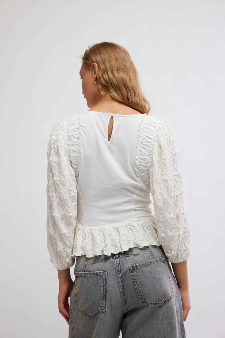 Free People Olivia Top - OPTIC WHITE - Sun Diego Boardshop