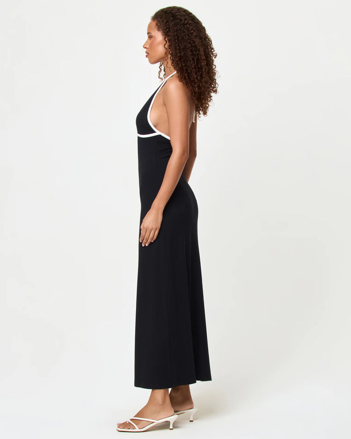 L Space Shea Maxi Dress - Black/Cream - Sun Diego Boardshop