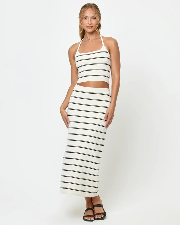 L Space Ravello Skirt - Mykonos Stripe - Sun Diego Boardshop