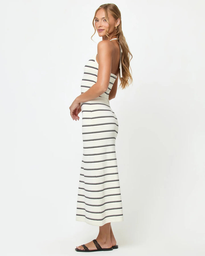 L Space Ravello Skirt - Mykonos Stripe - Sun Diego Boardshop