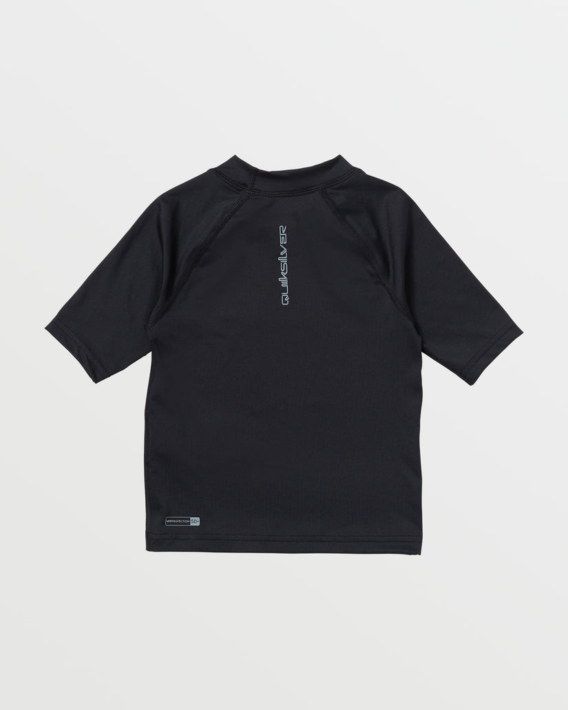 Quiksilver Boys 2-7 Everyday UPF50 Short Sleeve Rashguard - Black - Sun Diego Boardshop