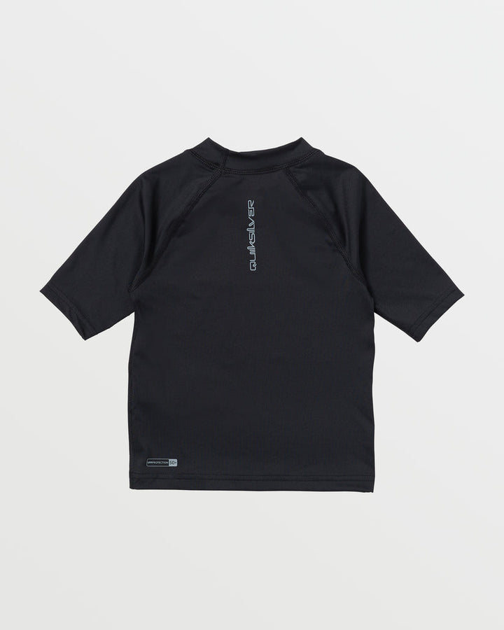 Quiksilver Boys 2-7 Everyday UPF50 Short Sleeve Rashguard - Black - Sun Diego Boardshop