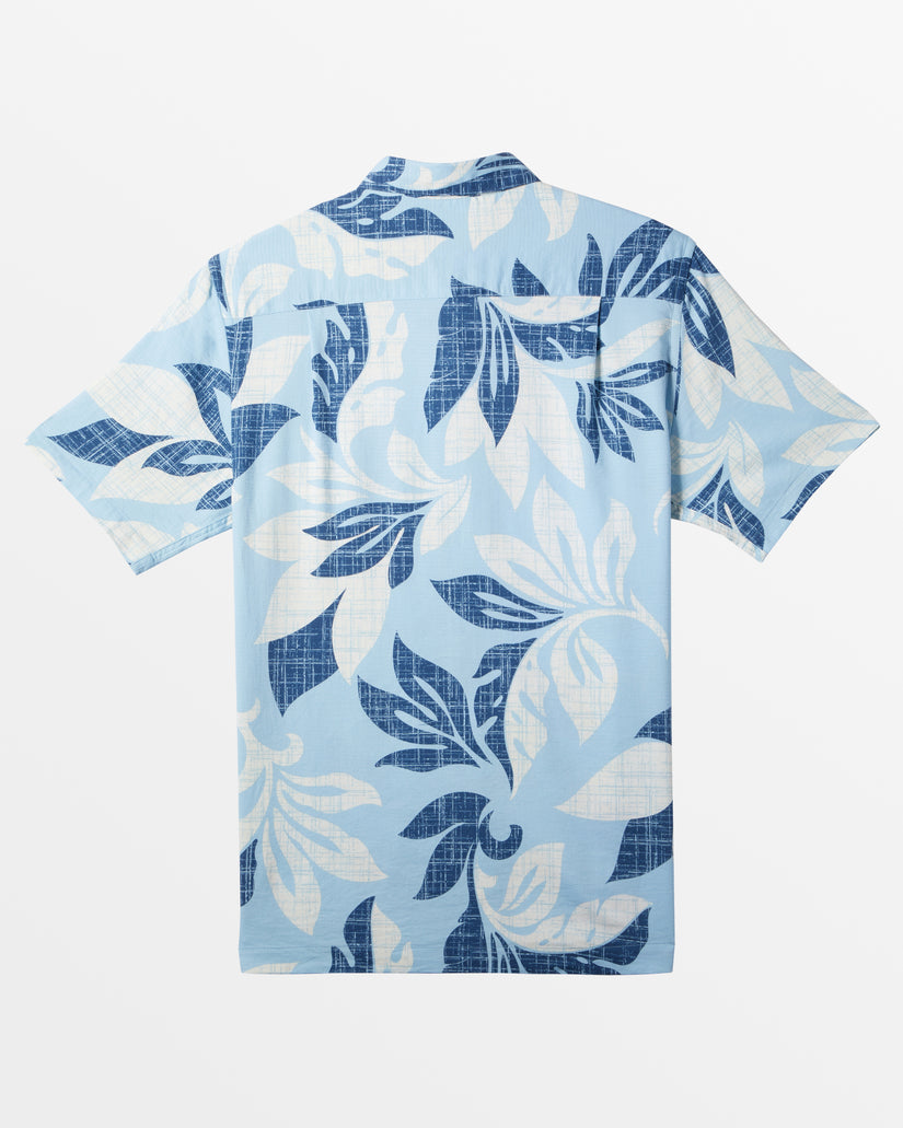 Quiksilver Waterman El Moro Short Sleeve Shirt - DREAM BLUE - Sun Diego Boardshop