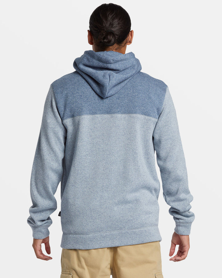 Quiksilver Keller Block Zip-Up Hoodie - ICE FLOW HEATHER - Sun Diego Boardshop