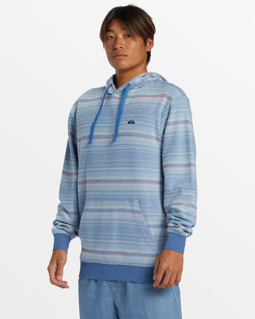 Quiksilver Great Otway Hoodie Pullover Sweatshirt - STAR SAPPHIRE - Sun Diego Boardshop