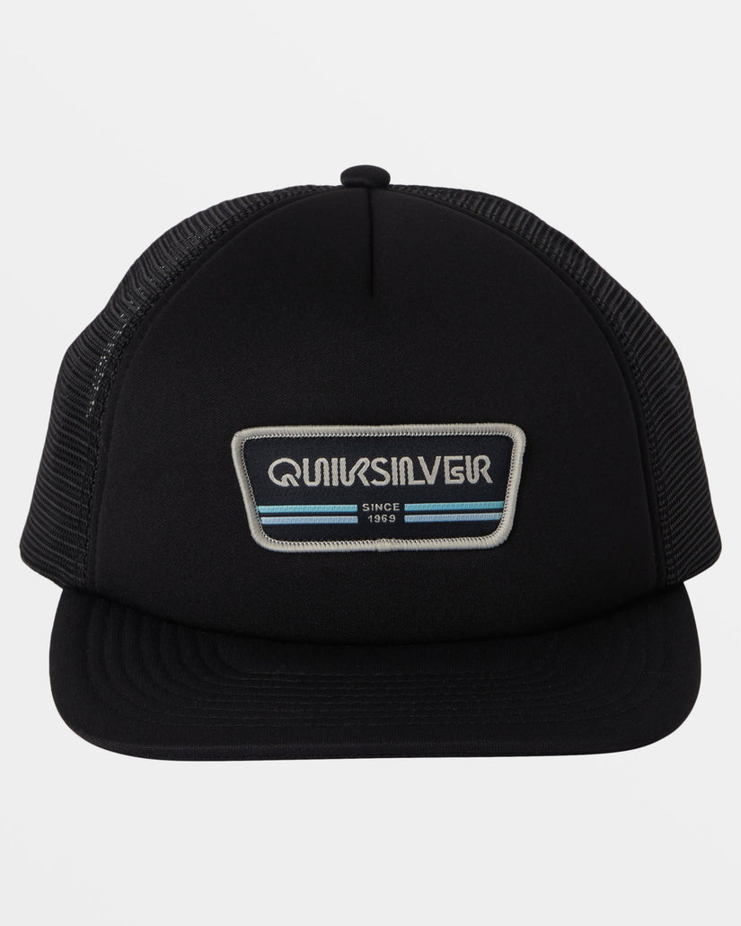 Quiksilver Slab Drifter Trucker Hat - BLACK - Sun Diego Boardshop