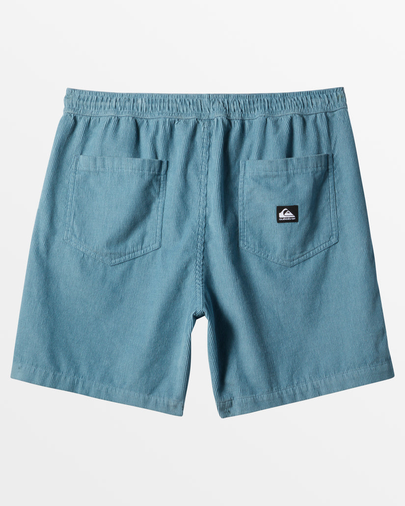 Quiksilver Taxer Corduroy Shorts - BLUE SHADOW - Sun Diego Boardshop