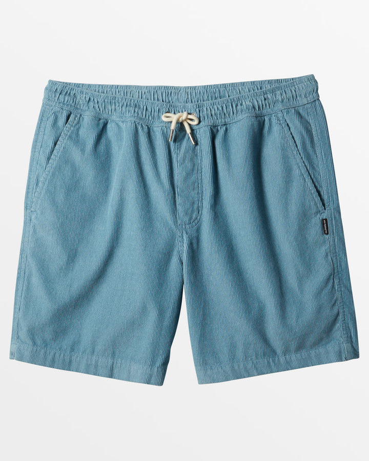 Quiksilver Taxer Corduroy Shorts - BLUE SHADOW - Sun Diego Boardshop