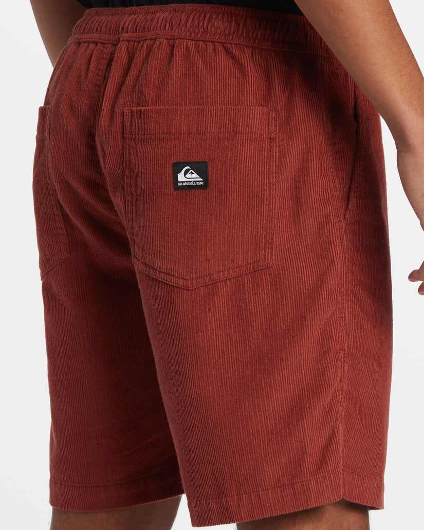 Quiksilver Taxer Corduroy Shorts - HENNA - Sun Diego Boardshop