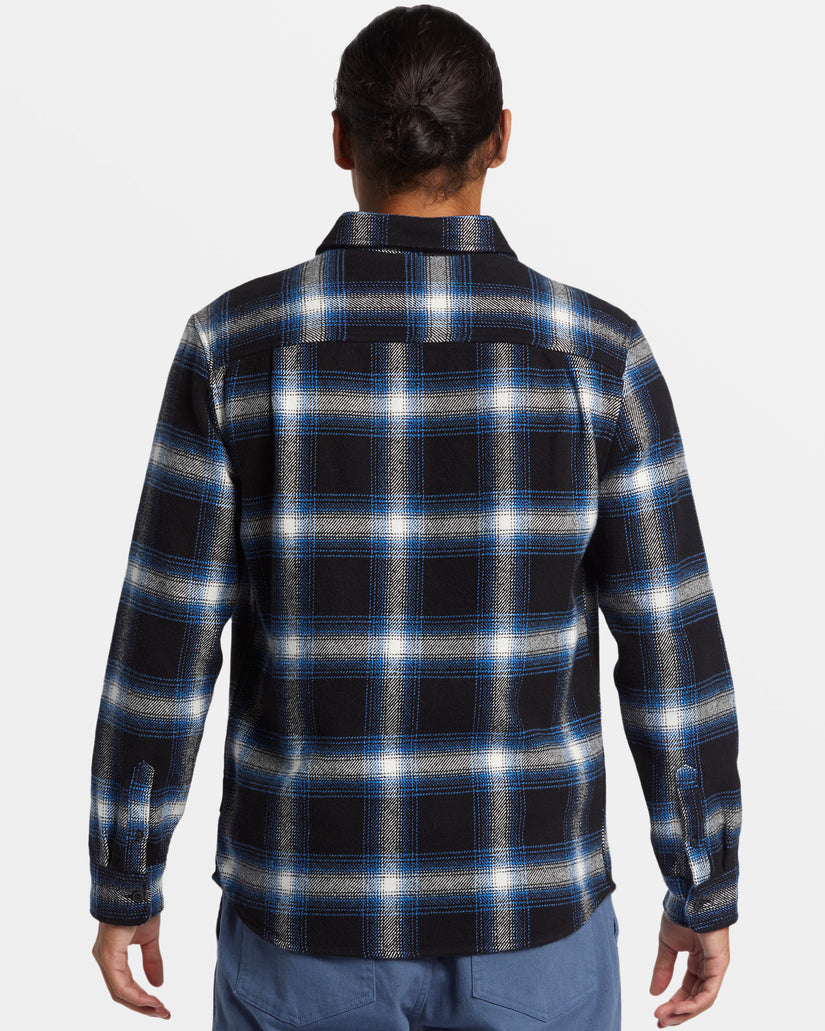 Quiksilver DNA Flannel - HIGH ENERGY BLACK REFLECTIVE - Sun Diego Boardshop