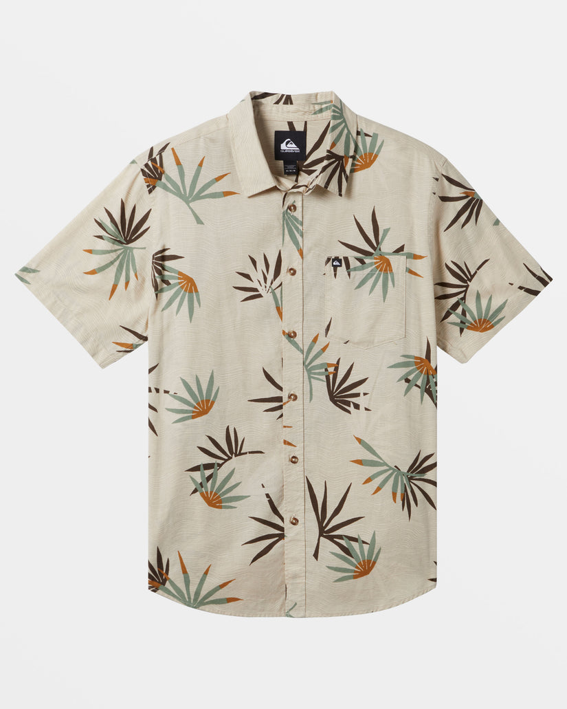 Quiksilver Apero Classic Short Sleeve Shirt - FOG APERO CLASSIC - Sun Diego Boardshop