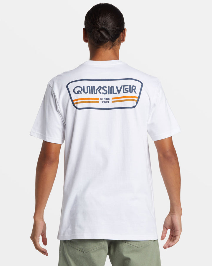 Quiksilver Range Life T-Shirt - WHITE - Sun Diego Boardshop