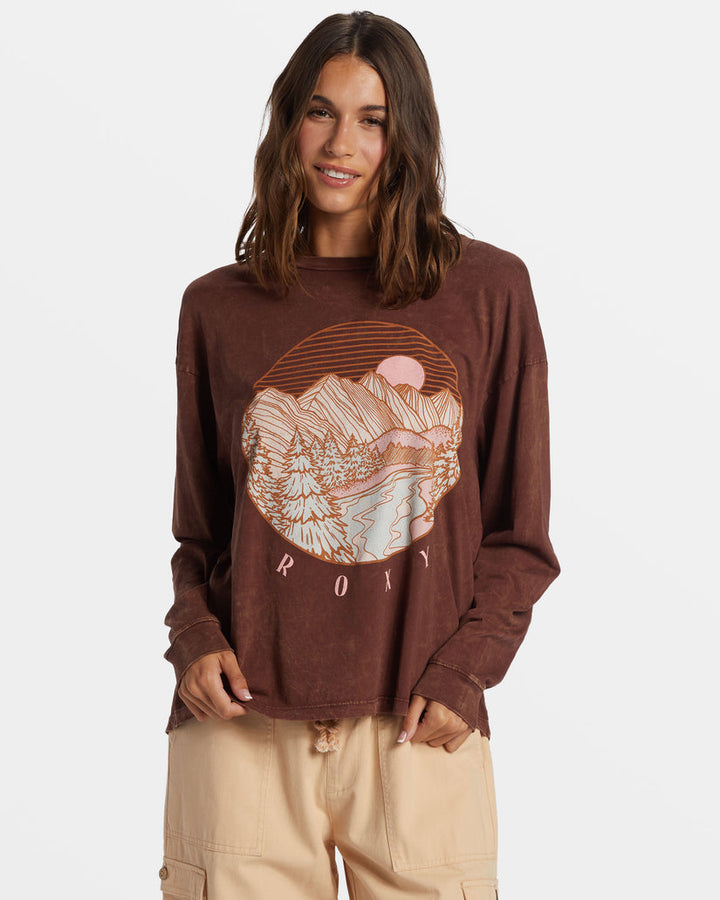 Roxy Alpine Paradise Long Sleeve T-Shirt - FUDGESICKLE - Sun Diego Boardshop