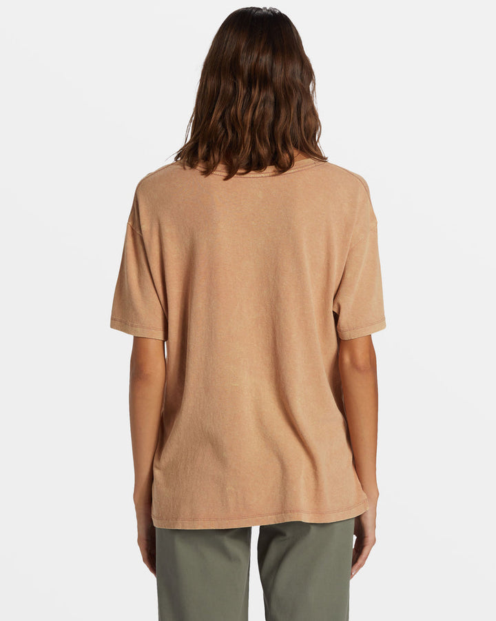 Roxy Morockin T-Shirt - CAMEL - Sun Diego Boardshop