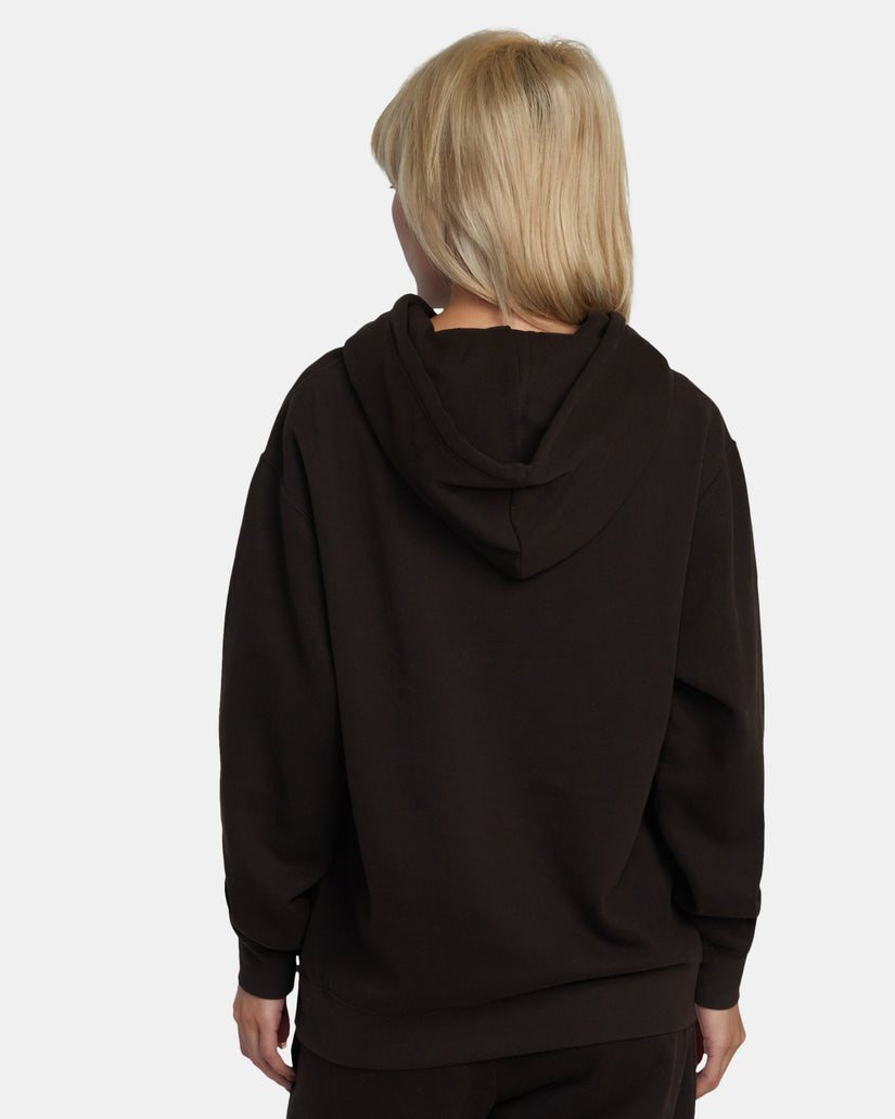 RVCA SELECTS SUNDAY HOODED BASE LAYER TOP - CHOCOLATE TORTE - Sun Diego Boardshop