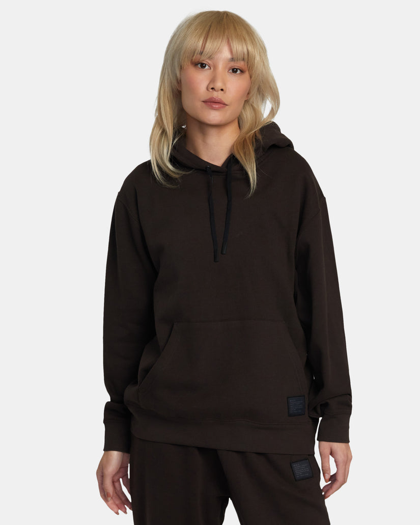 RVCA SELECTS SUNDAY HOODED BASE LAYER TOP - CHOCOLATE TORTE - Sun Diego Boardshop