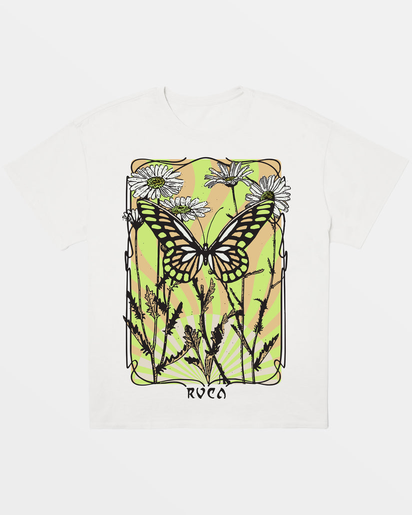 RVCA BAGGIE ORGANIC OVERSIZED T-SHIRT - WHITE - Sun Diego Boardshop