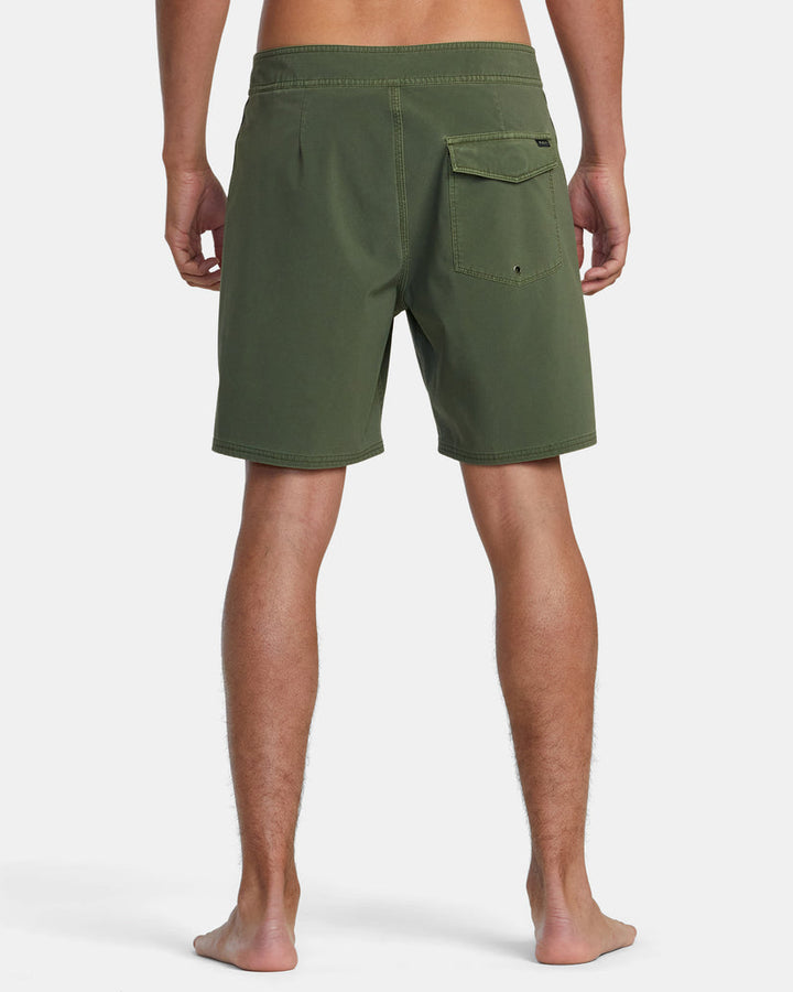 RVCA VA PIGMENT BOARDSHORTS 18" - OLIVINE - Sun Diego Boardshop